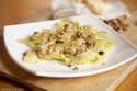 meat salads Теплый мясной салат Куриные потрошка Картофель Бекон 