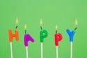 Lit cake candles Lit cake candles